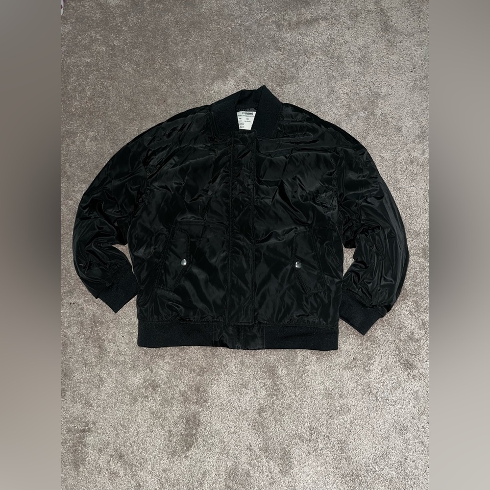 Ci Sono Junior’s Black Bomber Jacket LIKE NEW